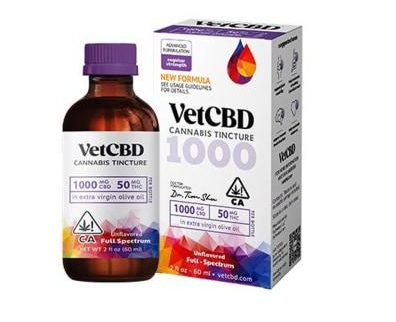 VET CBD 20:1 - 1000MG CBD / 50MG THC - 2 OZ