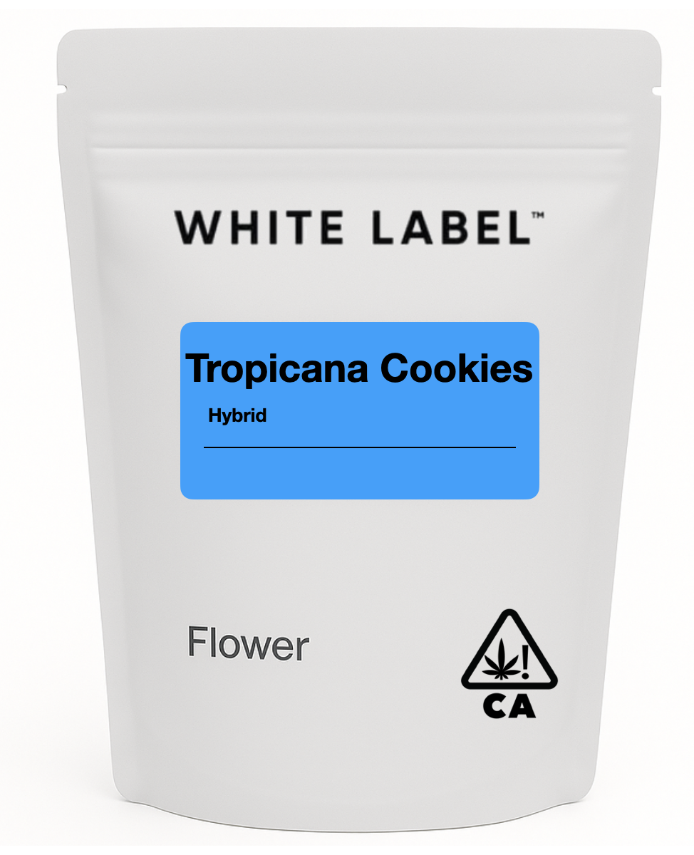 WHITE LABEL - TROPICANA COOKIES  28.0 GRAM FLOWER