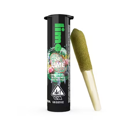 LIME - BLUE DREAM 0.6 GRAM HASH INFUSED PREROLL