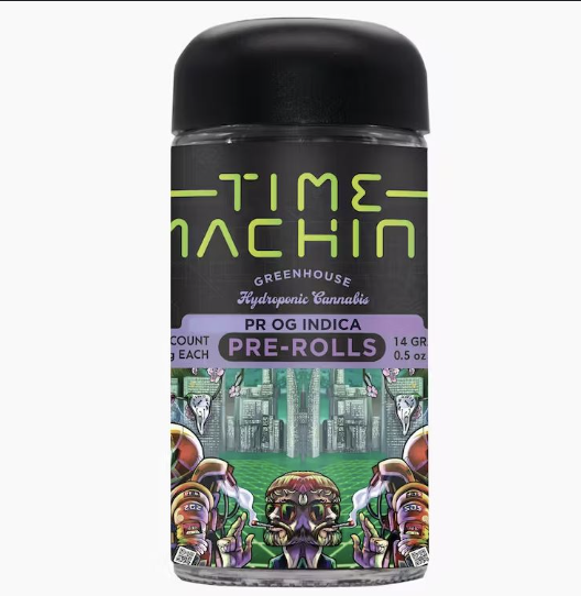 TIME MACHINE - PR OG 0.5 GRAM PREROLL - 28 PACK