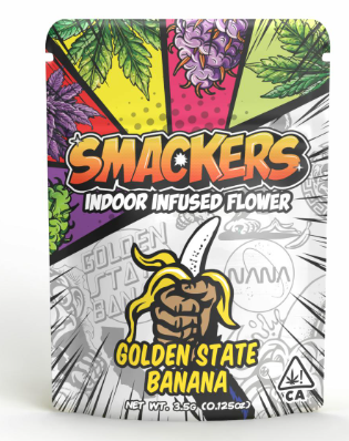 SMACKERS - GOLDEN BANANA 3.5 GRAM INFUSED FLOWER