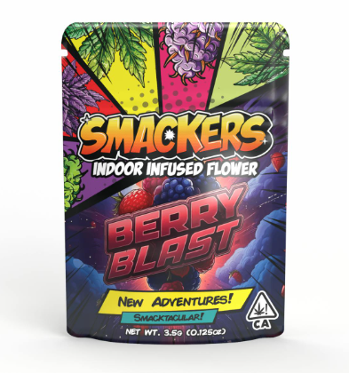 SMACKERS - BERRY BLAST 3.5 GRAM INFUSED FLOWER