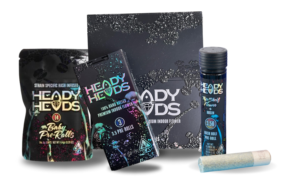 HEADY HEADS - SACRED G 0.5 GRAM PREROLLS - 14 PACK