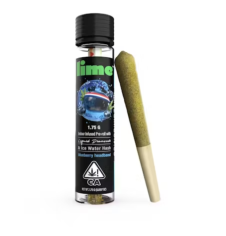 LIME - BLUEBERRY HEADBAND 1.75 GRAM HASH INFUSED PREROLL