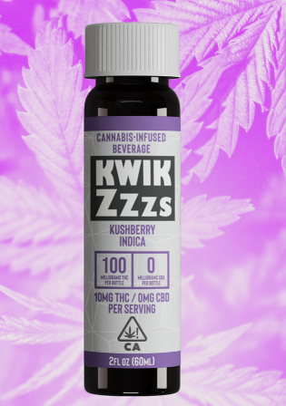 KWIK EASE  - ELDERBERRY ZZZS 100MG DRINK - KUSHBERRY - 2 OZ