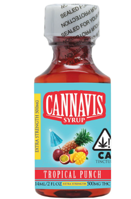 CANNAVIS - TROPICAL PUNCH 500MG SYRUP