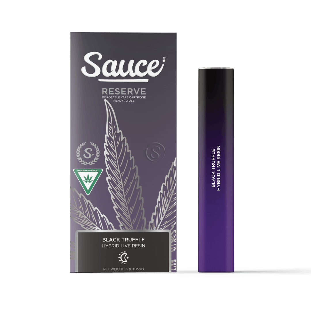 SAUCE - BLACK TRUFFLE 1.25 GRAM LIVE RESIN ALL IN ONE