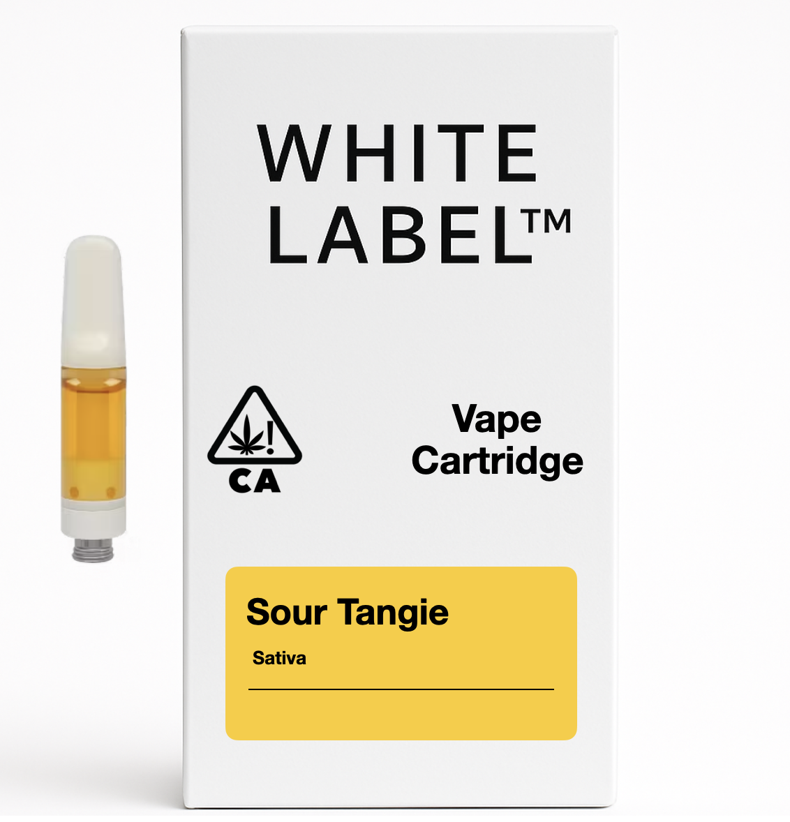 WHITE LABEL - SOUR TANGIE 1G LIVE RESIN CARTRIDGE