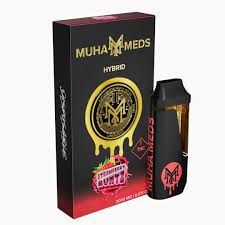 ALL-IN-ONE DISTILLATE VAPE - 1.00 G - 1 SERV - MUHA MEDS - RED - STRAWBERRY RUNTZ