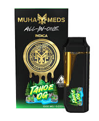 ALL-IN-ONE DISTILLATE VAPE - 1.00 G - 1 SERV - MUHA MEDS - GREEN - TAHOE OG (I)