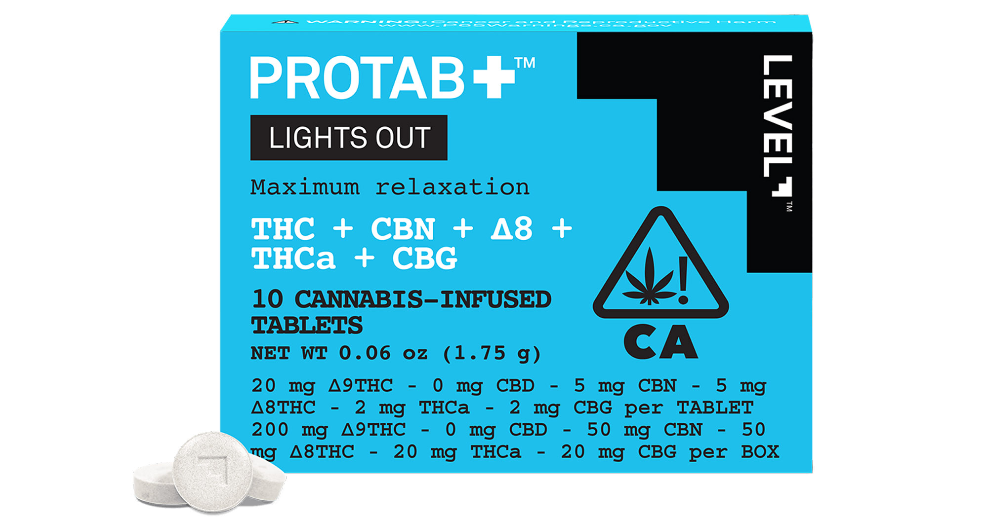 LEVEL PROTAB LIGHTS OUT