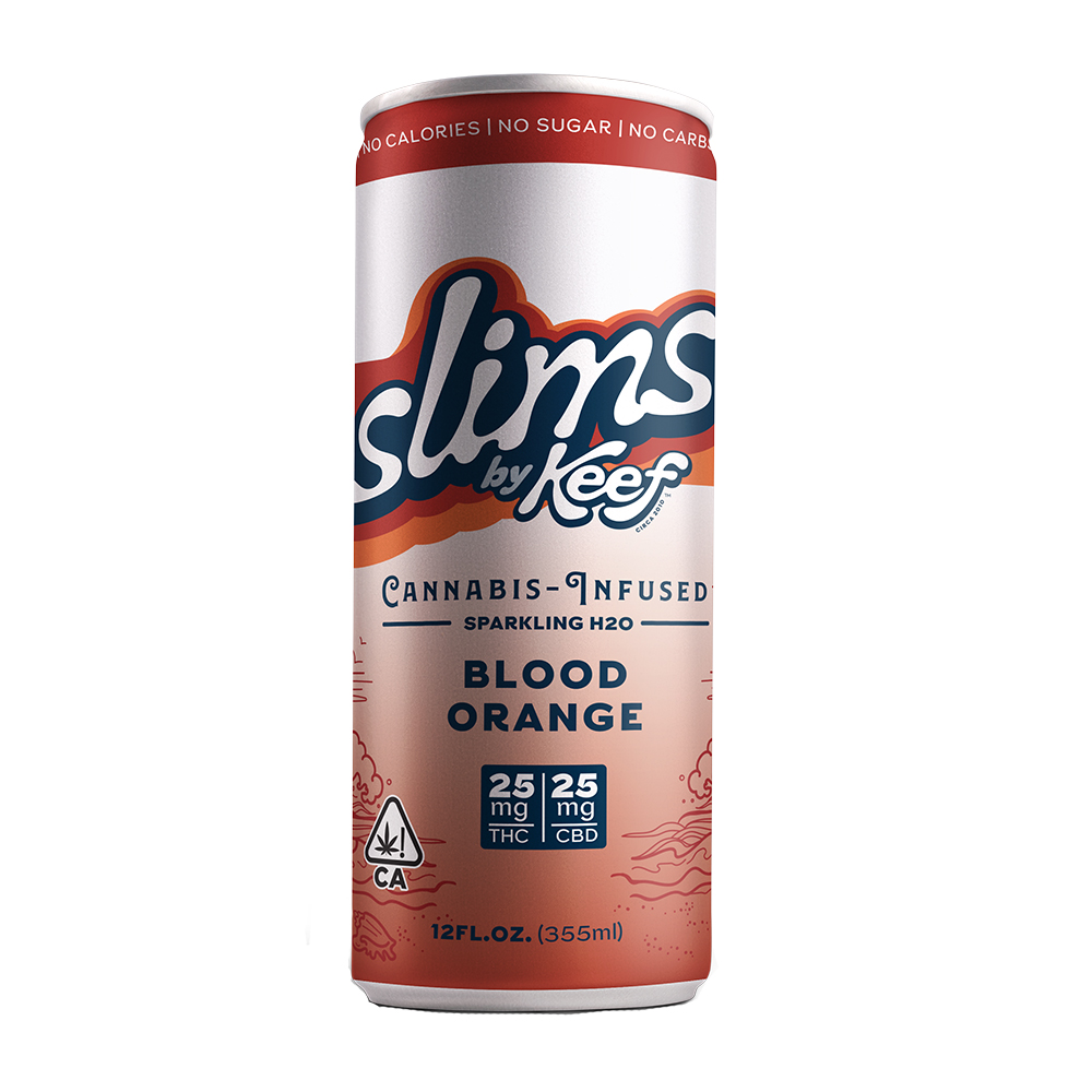 SLIMS BLOOD ORANGE 25:25MG THC:CBD 12OZ