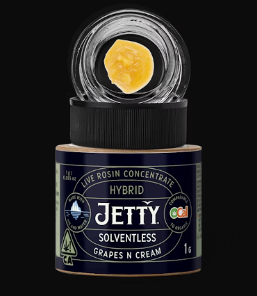 | GRAPES AND CREAM | 1G LIVE ROSIN | JETTY