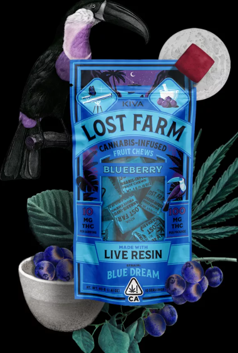 $30 | (S) BLUEBERRY BLUE DREAM | 100MG | LOST FARMS