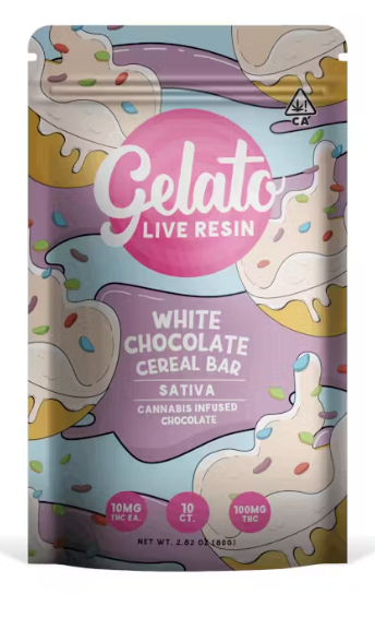 $19 | (S) LR WHITE CHOCOLATE CEREAL BAR | 100MG | GELATO CO.