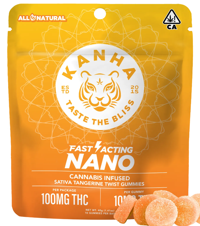 $32 | TANGERINE TWIST NANO (S) | 100MG | KANHA