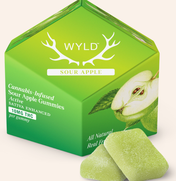 $26 | (S) SOUR APPLE | 100MG | WYLD