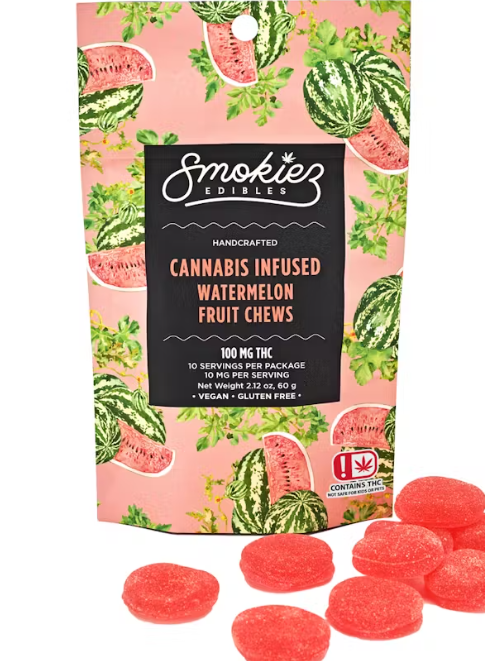 $25 | (H) SOUR WATERMELON | 100MG | SMOKIEZ