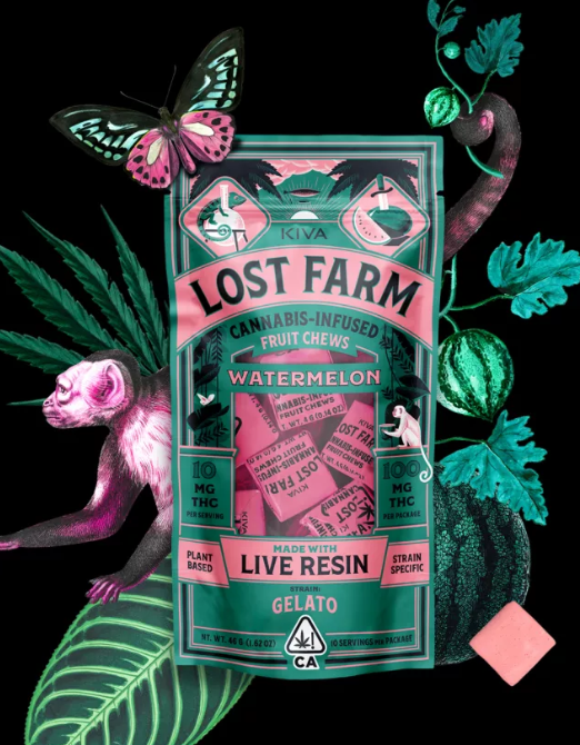 $32 | WATERMELON GELATO | 100MG | LOST FARMS