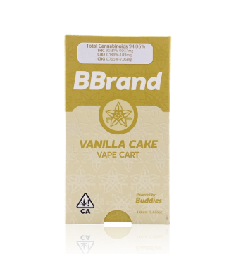 Bbrand | Vanilla Cake | 1G Vape Cart