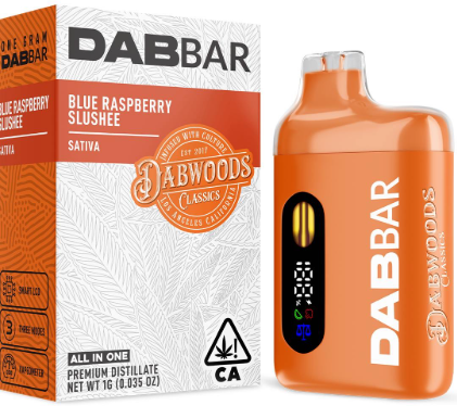 Dab Bar | Blue Raspberry Slushee | 1G Aio