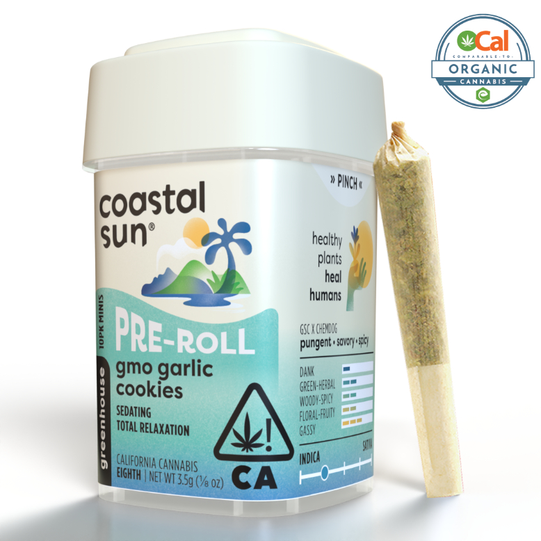 Coastal Sun | Gmo Garlic Cookies | 10 Pack