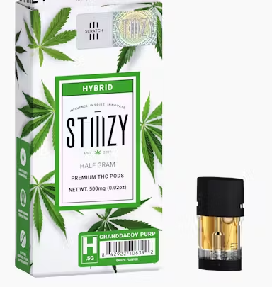 STIIIZY - Granddaddy Purp - 0.5G Pod – Premium Cannabis