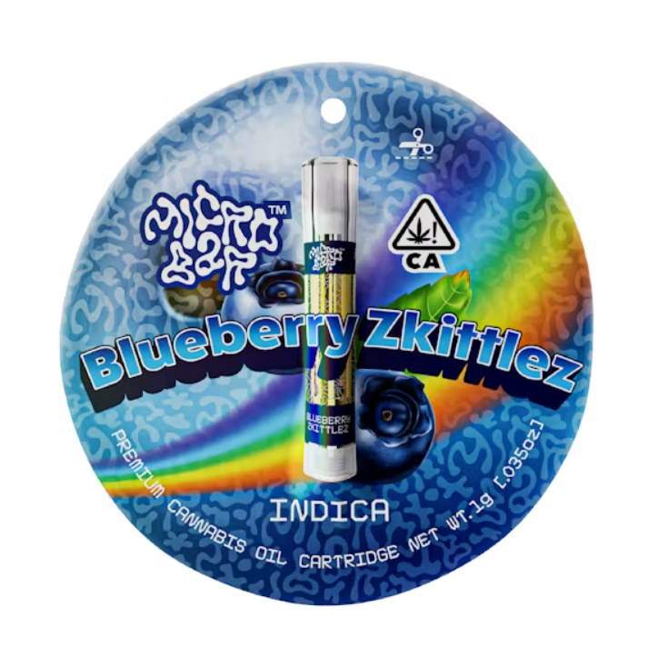 Blueberry Zkittlez 1G 510 Micro Cartridge