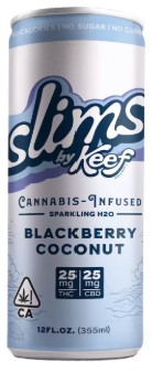 Blackberry Coconut 1:1 Slims - Sparkling H20