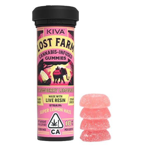 Strawberry Lemonade (super Lemon Haze) Gummies - Lost Farm