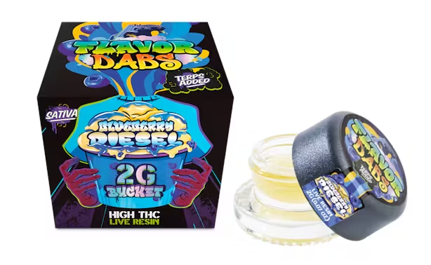 Blueberry Diesel Flavor Dabs - 2G Live Resin