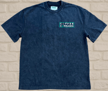 COFFEE & CANNABIS CLASSIC TEE - LARGE