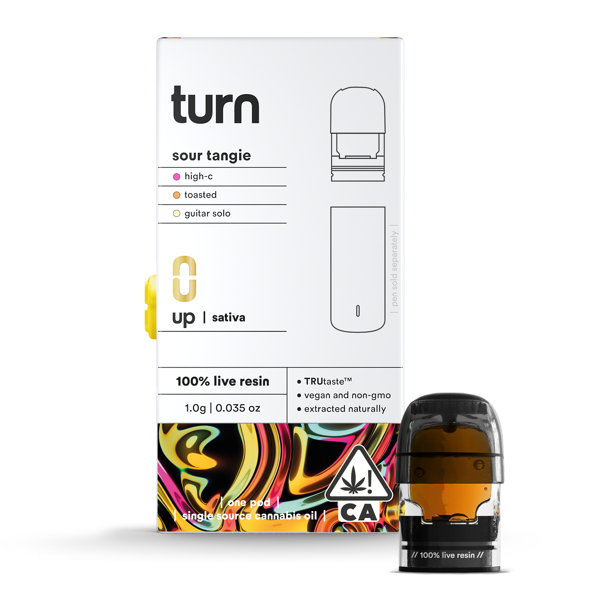 Live Resin Sour Tangie 1G Pod