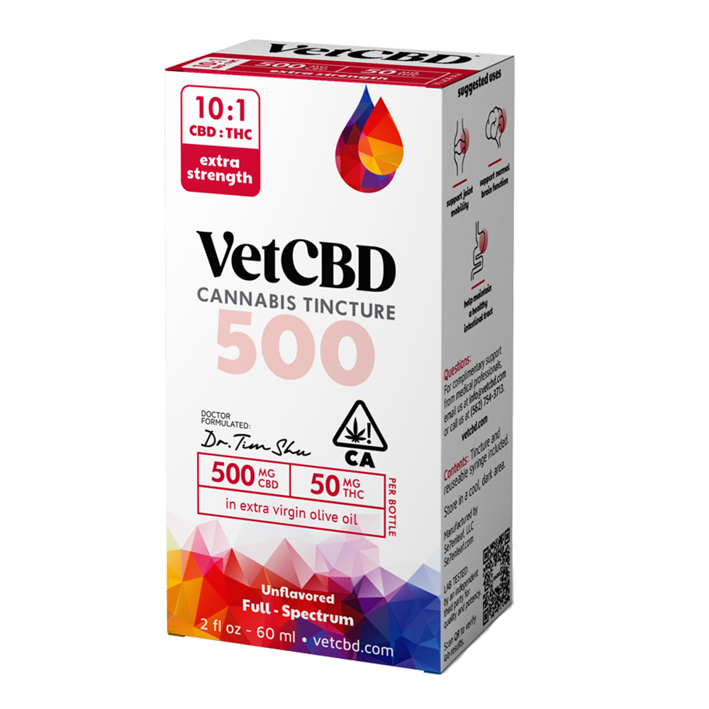 500MGCBD : 50MG THC 2OZ Extra Strength Tincture