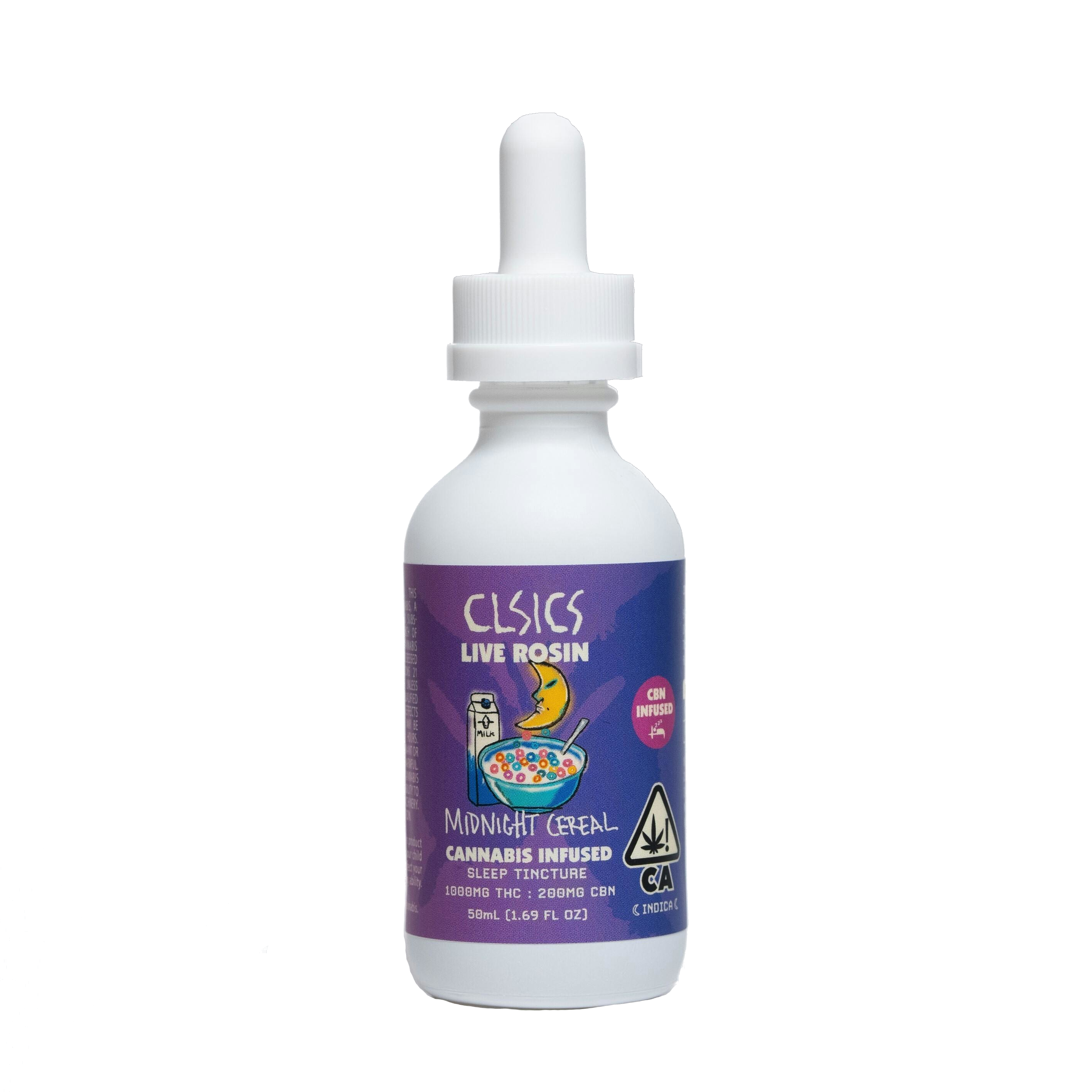 Indica CBN Midnight Cereal  Live Rosin Tincture
