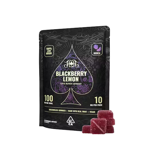 Live Rosin Gummy: 5 Pack: Blackberry Lemon [i]