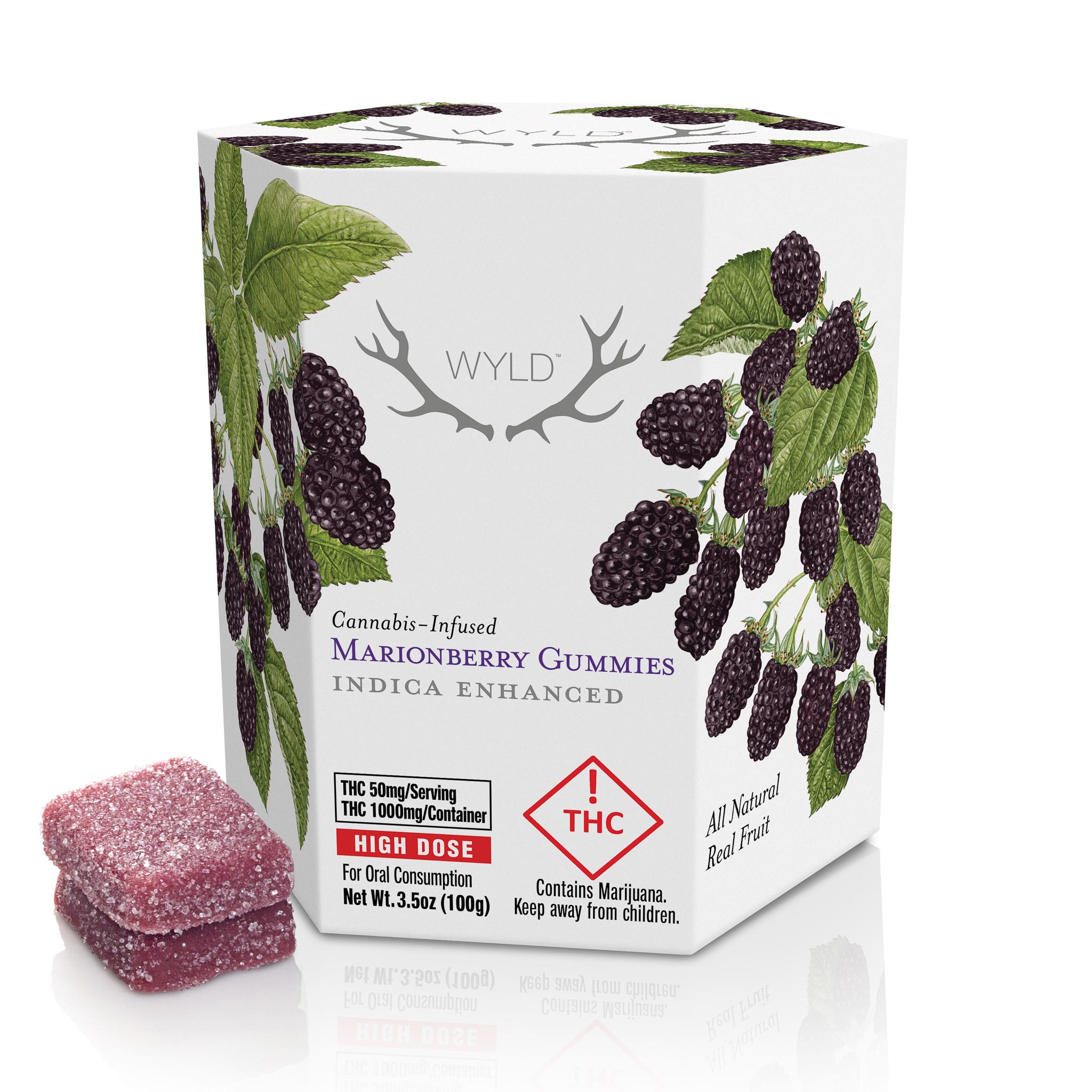 MARIONBERRY INDICA ENHANCED GUMMIES | 1000MG THC