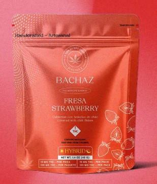STRAWBERRY 100MG SPICED GUMMIES