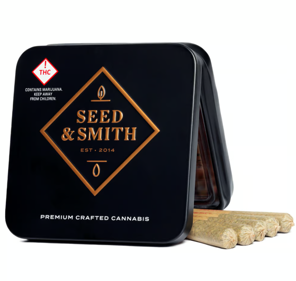 Seed & Smith | Orange Zest | .5g Live Resin Infused Pre-roll 5PK