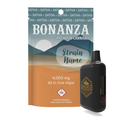 Bonanza | Strawberry Cough | 4G Distillate Disposable