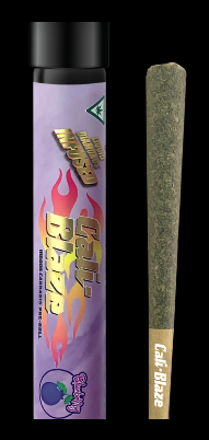 Cali Blaze | Blueberry | 1.2G Liquid Diamond Infused Preroll