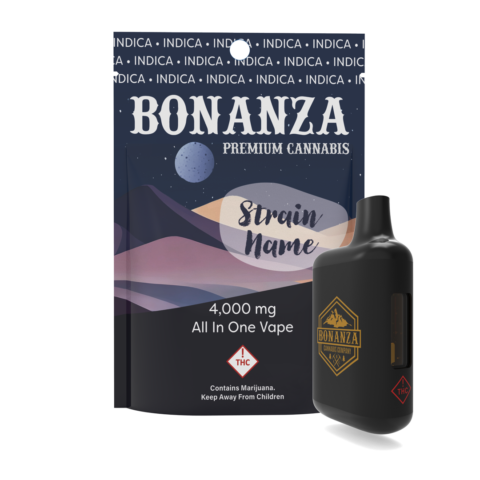 Bonanza | Granddaddy Purple | 4G Distillate Disposable