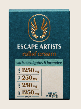 Escape Artists | 1250MG THC/CBD  250MG CBG/CBN Relief Cream