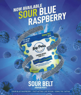Big Pete's Treats: Sour Blue Raspberry