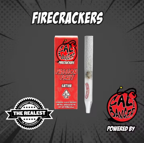 FIRECRACKER 1.3G INFUSED PREROLL - PASSION FRUIT