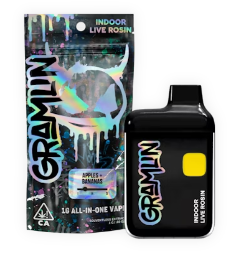 Gramlin 1 G Live Rosin Disposable   Z Cake