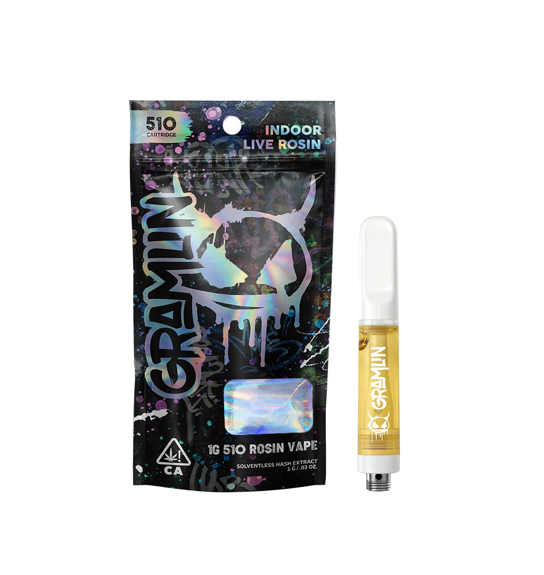 GRAMLIN 1G LIVE ROSIN CARTRIDGE - GRAPE GAS