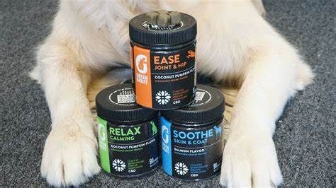 GREEN GRUFF 90CT  PET CHEWS JAR- PET RELAX CALMING