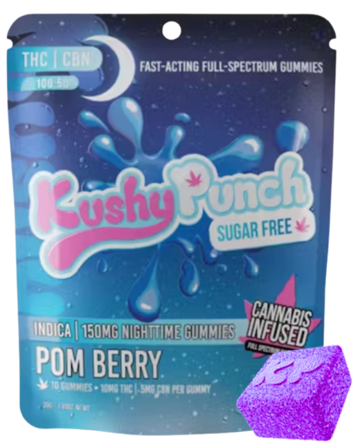 KUSHY PUNCH 2:1 NIGHTTIME - INDICA POM BERRY THC:CBN