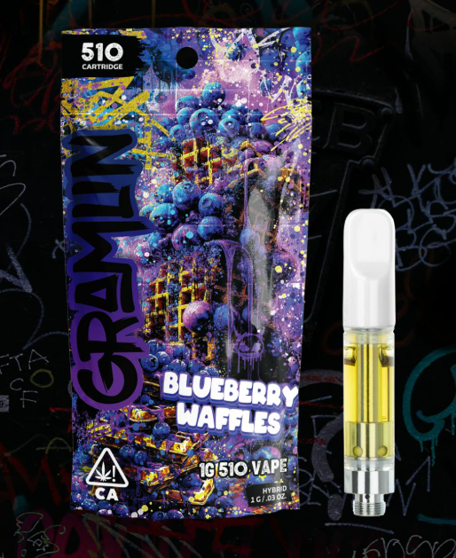 GRAMLIN 1G CARTRIDGE - BLUEBERRY WAFFLES